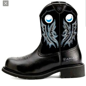 Ariat Womens Fatbaby Steel Toe Cowgirl Boot 10012812 Size 10B